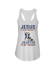 Jesus Is My Savior Jujutsu Is My Therapy Shirt Ladies Flowy Tank thumbnail
