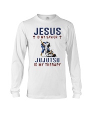 Jesus Is My Savior Jujutsu Is My Therapy Shirt Long Sleeve Tee thumbnail