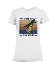 Vintage Parrot I Raise Tiny Dinosaurs Shirt Premium Fit Ladies Tee thumbnail