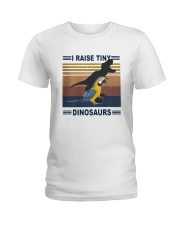 Vintage Parrot I Raise Tiny Dinosaurs Shirt Ladies T-Shirt thumbnail