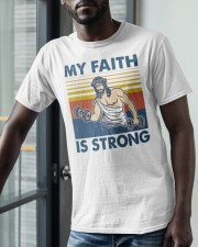 Vintage Jesus My Faith Is Strong Shirt Classic T-Shirt apparel-classic-tshirt-lifestyle-front-39