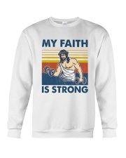 Vintage Jesus My Faith Is Strong Shirt Crewneck Sweatshirt thumbnail