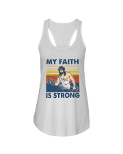 Vintage Jesus My Faith Is Strong Shirt Ladies Flowy Tank thumbnail