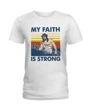 Vintage Jesus My Faith Is Strong Shirt Ladies T-Shirt thumbnail