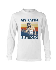 Vintage Jesus My Faith Is Strong Shirt Long Sleeve Tee thumbnail