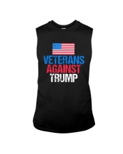 American Flag Veterans Against Trump Shirt Sleeveless Tee thumbnail
