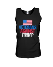 American Flag Veterans Against Trump Shirt Unisex Tank thumbnail