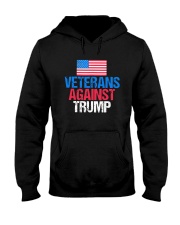American Flag Veterans Against Trump Shirt Hooded Sweatshirt thumbnail