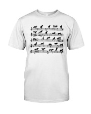 Horse Notes On Sheet Music Shirt Classic T-Shirt front