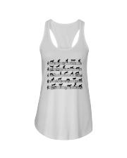 Horse Notes On Sheet Music Shirt Ladies Flowy Tank tile
