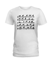 Horse Notes On Sheet Music Shirt Ladies T-Shirt tile