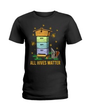 Bees All Hives Matter Shirt Ladies T-Shirt thumbnail