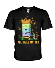 Bees All Hives Matter Shirt V-Neck T-Shirt thumbnail