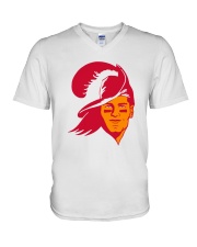 Brett Favre Tom Brady Bucco Bruce Shirt V-Neck T-Shirt tile