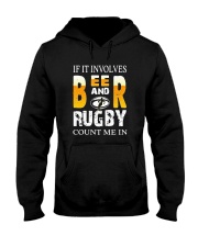 If It Involves Beer And Rugby Count Me In Shirt Hooded Sweatshirt thumbnail