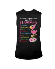 In This Classroom We Are Flamingo Focused Shirt Sleeveless Tee thumbnail