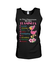 In This Classroom We Are Flamingo Focused Shirt Unisex Tank thumbnail