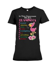 In This Classroom We Are Flamingo Focused Shirt Premium Fit Ladies Tee thumbnail