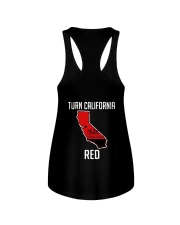 Turn California Red Shirt Ladies Flowy Tank thumbnail