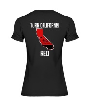 Turn California Red Shirt Premium Fit Ladies Tee thumbnail