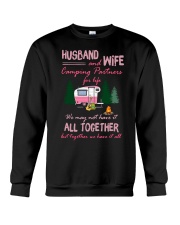 Husband And Wife Camping Partners For Life Shirt Crewneck Sweatshirt thumbnail