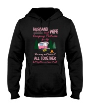 Husband And Wife Camping Partners For Life Shirt Hooded Sweatshirt thumbnail