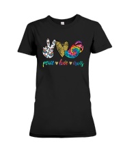 Peace Love Crocs Shirt Premium Fit Ladies Tee thumbnail