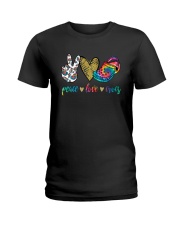 Peace Love Crocs Shirt Ladies T-Shirt thumbnail