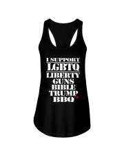 Belles Smokin BBQ Shirt Ladies Flowy Tank thumbnail