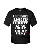 Belles Smokin BBQ Shirt Youth T-Shirt thumbnail