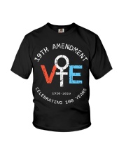19th Amendment Ve 1920 2020 Celebrating Shirt Youth T-Shirt thumbnail