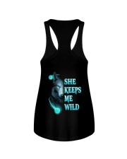 Wolf She Keeps Me Wild Shirt Ladies Flowy Tank thumbnail