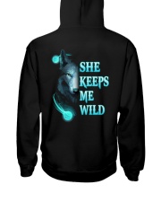 Wolf She Keeps Me Wild Shirt Hooded Sweatshirt thumbnail