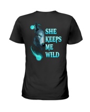 Wolf She Keeps Me Wild Shirt Ladies T-Shirt thumbnail