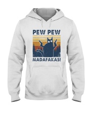 Vintage Cat Pew Pew Madafakas Shirt Hooded Sweatshirt thumbnail