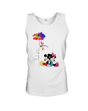 Flower And Dragonfly Mickey Let It Be Shirt Unisex Tank thumbnail