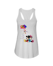Flower And Dragonfly Mickey Let It Be Shirt Ladies Flowy Tank thumbnail