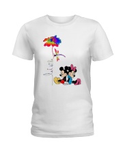 Flower And Dragonfly Mickey Let It Be Shirt Ladies T-Shirt thumbnail