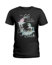 Unicorn This Gigi Loves Her Grandkids Moon Shirt Ladies T-Shirt thumbnail