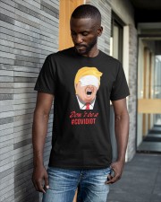 Trump Dont Be A Covidiot Shirt Classic T-Shirt apparel-classic-tshirt-lifestyle-front-41-b