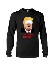 Trump Dont Be A Covidiot Shirt Long Sleeve Tee thumbnail