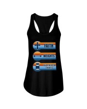 Vintage Faith Weights And Protein Shakes Shirt Ladies Flowy Tank thumbnail