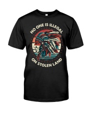 No One Is Illegal On Stolen Land Shirt Premium Fit Mens Tee front