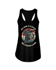 No One Is Illegal On Stolen Land Shirt Ladies Flowy Tank thumbnail