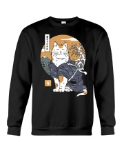 Samurai Cat Shirt Crewneck Sweatshirt thumbnail