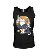 Samurai Cat Shirt Unisex Tank thumbnail