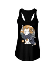 Samurai Cat Shirt Ladies Flowy Tank thumbnail