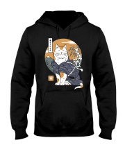 Samurai Cat Shirt Hooded Sweatshirt thumbnail
