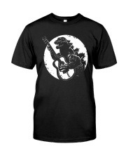 Godzilla Playing Guitar Shirt Classic T-Shirt front