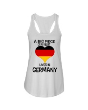 A Big Piece Of My Heart Lives In German Shirt Ladies Flowy Tank thumbnail